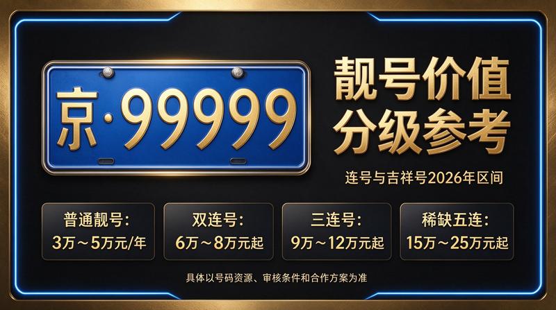 北京闲置京牌出租服务展示